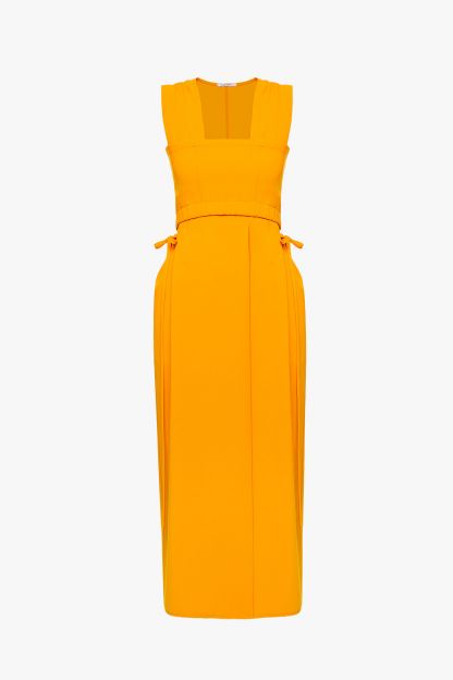 СУКНЯ  КОЛЬОРУ МАНГО З ТОПОМ KARAVAY, фото 1