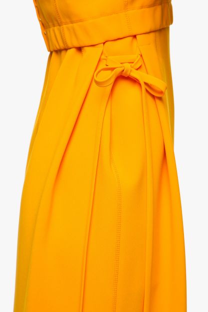 СУКНЯ  КОЛЬОРУ МАНГО З ТОПОМ KARAVAY, фото3