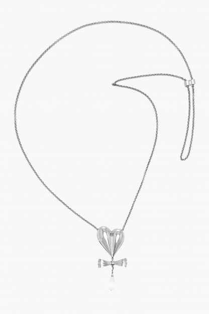 LOVE BOW DROP SILVER  ПІДВІСКА KARAVAY, фото2