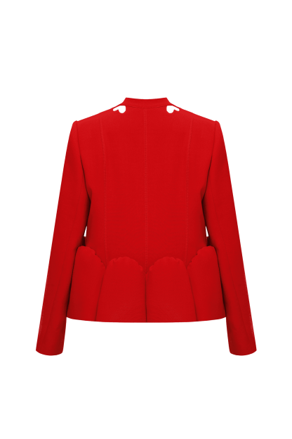 HEARTED BASQUE ROUGE  ЖАКЕТ KARAVAY, фото2